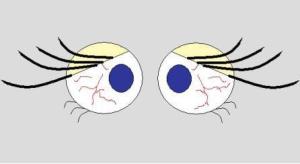 Tired eyes. Picture by Madara Zvejniece